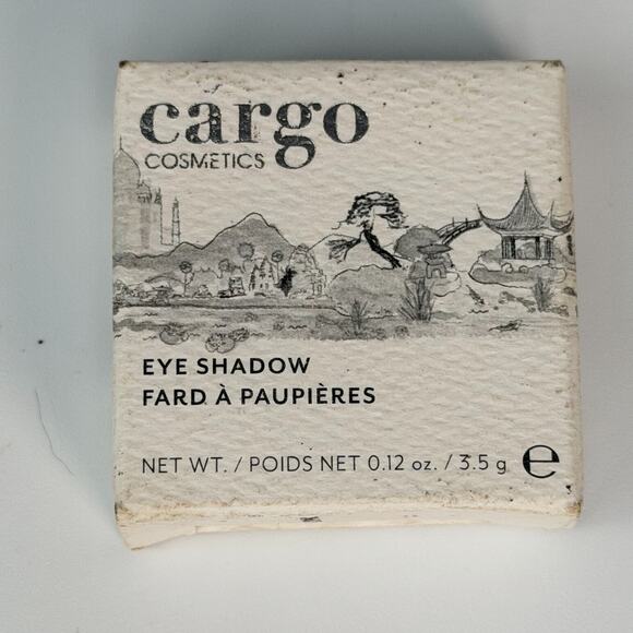 Cargo Eyeshadow Water Resistant Powder ES-15 Flint Dark Brown .12 oz 3.5g New - Picture 4 of 5